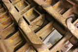 Jagdtiger cracked track link IMG 6664